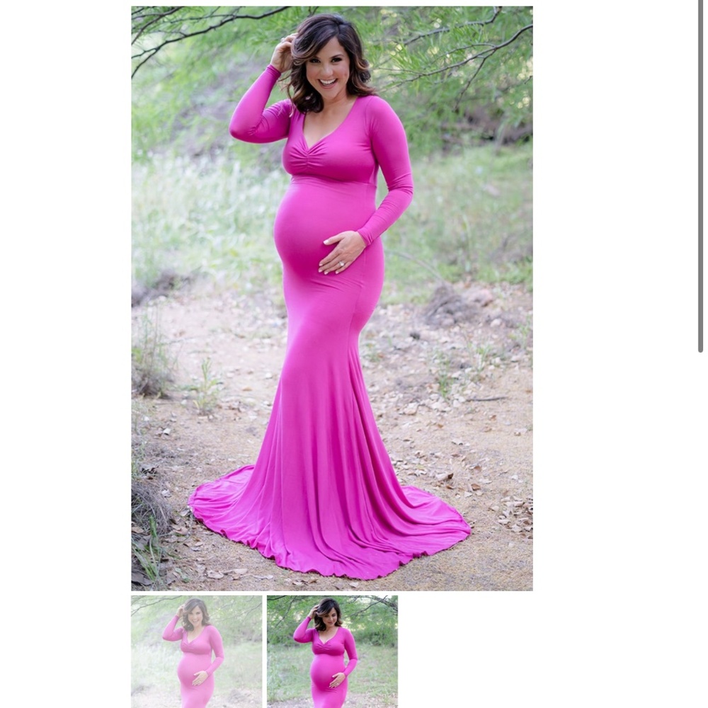 Sexy Mama Maternity Dress - Maroon